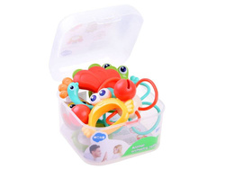 Grzechotka Grzechotki 5szt Zestaw Grzechotek SOWA