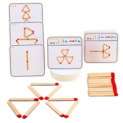 Gra Logiczna Matchstick Men Zagadki Logiczne Patyczki Zapałki Drewniane