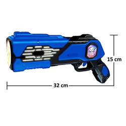 PISTOLET APARAT AUTOMAT DO ROBIENIA BANIEK MYDLANYCH NA BAŃKI ZABAWKA PŁYN