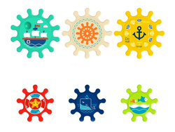 Zabawka do wody kolorowe Trybiki zębatka ZA3407