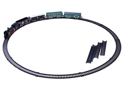 Kolejka elektryczna lokomotywa z wagonami RC0448