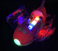 Samolot ROZKŁADANY pasażerski INTERAKTYWNY + Figurki DŹWIĘK ŚWIATŁO I NAPĘD