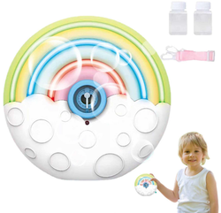 APARAT TĘCZA AUTOMAT DO ROBIENIA BANIEK NA BAŃKI MYDLANE BATERIE PASEK PŁYN