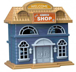 Duży DOMEK dla zwierząt PIESKÓW z SALONEM piękności Sklep KASA SKLEPOWA