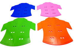 Gra GUZIKI do NAUKI szycia UBRANIA z KARTAMI ZESTAW DO NAUKA GUZIKÓW