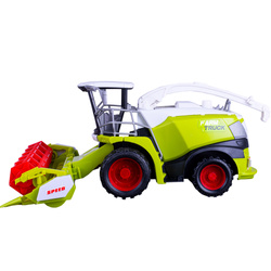 Duży KOMBAJN ZBOŻOWY Z NAPĘDEM RUCHOME ELEMENTY IDEALNY HARVESTER TRAKTOR