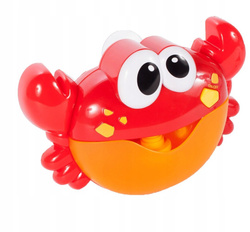 KRAB DO ROBIENIA PIANY DO KĄPIELI WANNY WODY MELODIA DLA DZIECI CZERWONY