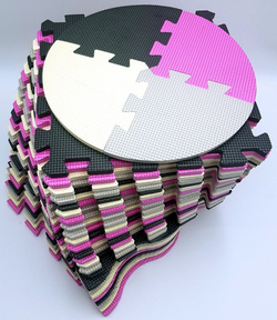 DUŻA MATA PIANKOWA 52 PUZZLE GRUBA XXL BEZPIECZNA