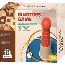GRA SPORTOWA RINGO SERSO RZUCANIE OBRĘCZAMI DO CELU ZABAWKA NA PLAŻE OGROD