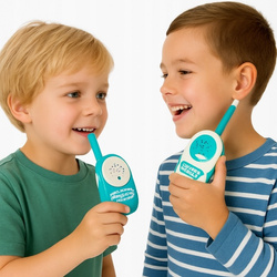 WALKIE TALKIE DO 1000 M ZABAWKA KRÓTKOFALÓWKA TELEFON DLA DZIECI ZESTAW 2x