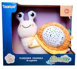 PROJEKTOR DLA NIEMOWLĄT DZIECI NA SEN MASKOTKA ZABAWKA ŚLIMAK Z PROJEKTOREM