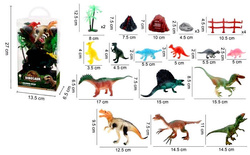 DINOZAURY FIGURKI JURASSIC Zestaw Dinozaurów
