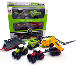 Ciągnik Traktor maszyny rolnicze 6w1 zestaw farmer