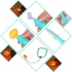 DUŻY ZESTAW LEKARSKI MAŁY LEKARZ DOKTOR W WALIZCE