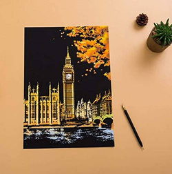 Magiczna Zdrapka ZDRAPYWANK Wieża Big Ben Londyn