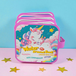 Unicorn Jednorożec Do Malowania Dla Dziewczynki Nauka Liter Cyfr Z Naklejki