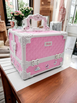 Zestaw do malowania paznokci kosmetyki dziecięce kuferek kosmetyków w salon