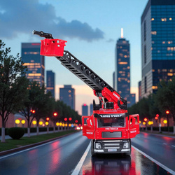 Metalowa Straż Pożarna SAMOCHÓD STRAŻACKI AUTO ZABAWKA dla chłopca dziecka