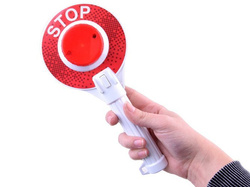 LIZAK POLICYJNY STOP GO ZABAWKA POLICJA Z PODŚWIETLENIE I DŹWIĘK NA PREZENT