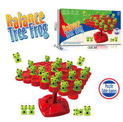 Gra BALANSUJĄCE ŻABKI SPADAJĄCE WESOŁE Równoważnia ŻABA rodzinna dla dzieci