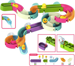 Zabawka do kąpieli wanny wody z kaczka tor zjeżdżalnia dla dzieci fontanna