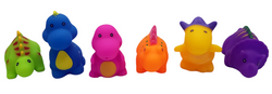 ZABAWKA DINOZAURY DO KĄPIELI MIĘKKIE FIGURKI ZABAWKI DO WODY DLA DZIECI