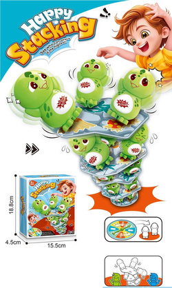 GRA WIEŻA DINOZAURÓW SPADAJĄCE DINOZAURY BALANSUJĄCA NA PREZENT DLA DZIECI