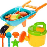 Taczka z akcesoriami do piasku