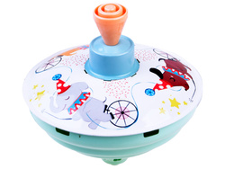 Metalowy BĄCZEK tradycyjna zabawka bąk dla dzieci