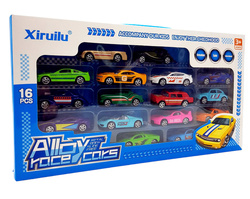 ZESTAW AUTEK Resoraki Autka Metalowe Samochodziki GARBUSEK cabrio AUTA 16sz