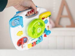 STOLIK STOLICZEK PANEL EDUKACYJNY INTERAKTYWNY KIEROWNICA PIANINKO DZIECI