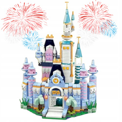 ZAMEK KSIĘŻNICZKI KLOCKI ZESTAW 535 KLOCKÓW NA PREZENT DLA DZIEWCZYNKI 6w1