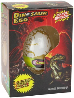 Jajo jajko DINOZAUR W JAJKU DINOZAURA ROSNĄCY WYKLUWAJĄCY Z JAJKA