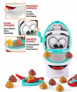 ŚMIESZNA GRA WESOŁY SEDES TOALETA ŚMIESZNA ZABAWKA KUPA PRANK