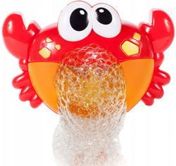KRAB DO ROBIENIA PIANY DO KĄPIELI WANNY WODY MELODIA DLA DZIECI CZERWONY
