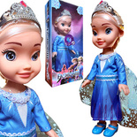 BAJKOWA LALKA KSIĘŻNICZKA Z DŹWIĘKIEM NA PREZENT ZABAWKA DLA DZIEWCZYNKI