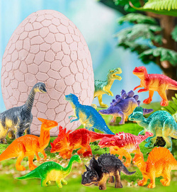 SKAMIELINA JUMBO JAJKO DINOZAURA Z 12 FIGURKAMI WYKOPALISKA MAŁY ARCHEOLOG