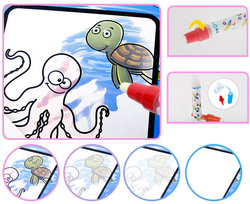 KREATYWNA MALOWANKA Z PISAKIEM WODNYM ŚWIAT MUZYKI KOLOROWANKA DLA DZIECI 3