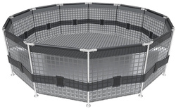 BASEN OGRODOWY STELAŻOWY Z POMPA Bestway 305 x 76 ZESTAW Z POKRYWA MAX 22w1