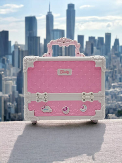 Zestaw do malowania paznokci kosmetyki dziecięce kuferek kosmetyków w salon