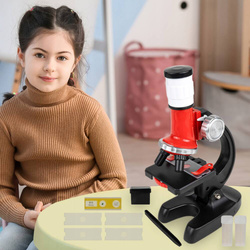 MIKROSKOP NAUKOWY DO ZABAWY UCZNIOWSKI AKCESORIA