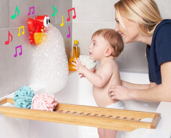 KRAB DO ROBIENIA PIANY DO KĄPIELI WANNY WODY MELODIA DLA DZIECI CZERWONY