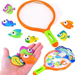 SIATKA DO ŁOWIENIA RYB ZABAWKA DO WODY WANNY DLA DZIECI RYBY RYBKI ZA2983