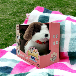 PIESEK PIES chodzący na smyczy szczeka PETS zestaw zabawka dla dzieci