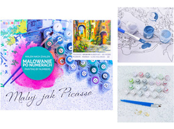 Malowanie po numerach Malowanie olejne dla dzieci