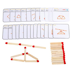 Gra Logiczna Matchstick Men Zagadki Logiczne Patyczki Zapałki Drewniane