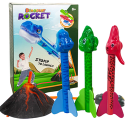 Zabawka Rakieta Kosmiczna Zestaw 3 Dinozaury z Regulacją Wyrzutnia Wulkan