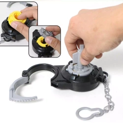 Złam kod Gra rodzinna Uwolnij się z kajdanek Escape Room KAJDANKI 3 poziomy