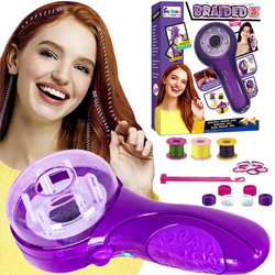 ZAPLATARKA do włosów WARKOCZY zaplatacz ZESTAW maszynka do WARKOCZYKÓW