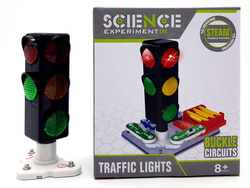 SYGNALIZACJA ŚWIETLNA LED DLA DZIECI ZESTAW MŁODY ELEKTRYK ZABAWKA DO NAUKA